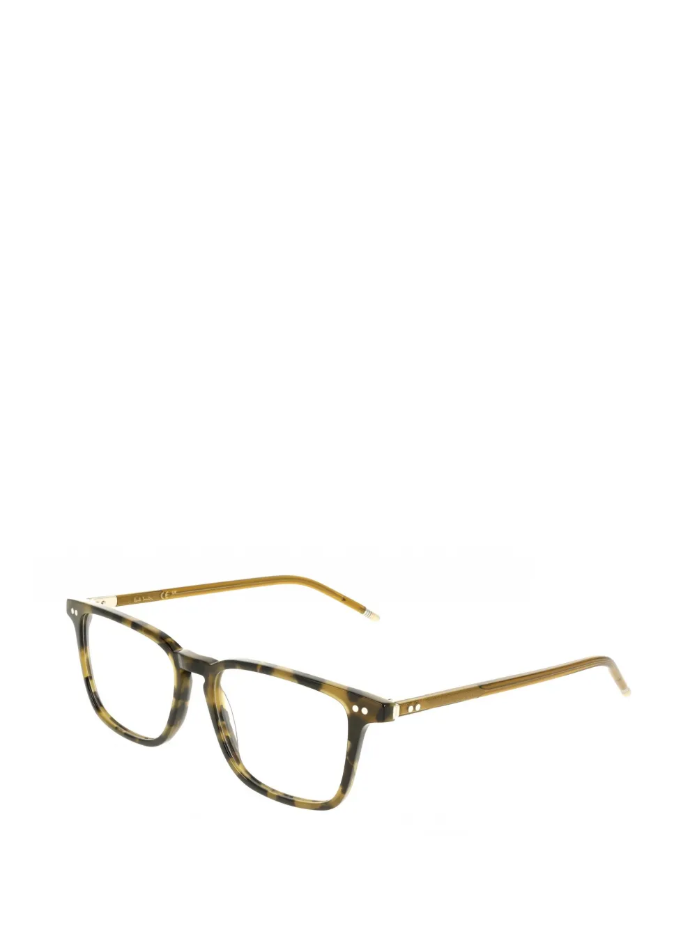 Paul Smith Pulford bril met vierkant montuur Groen