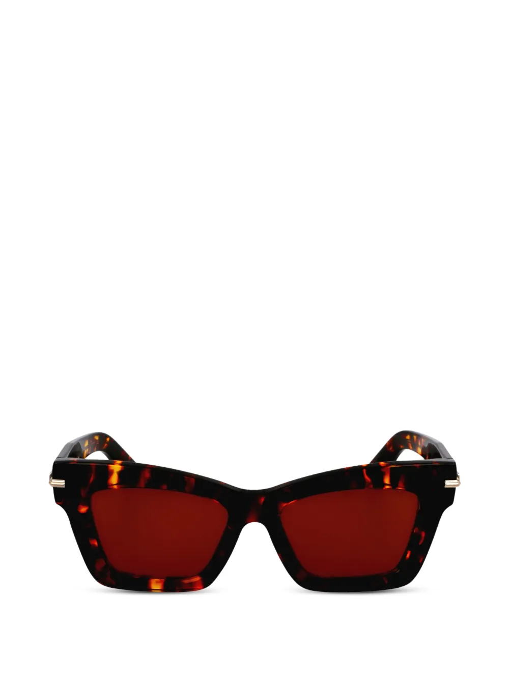 Ferragamo Eyewear Tortoiseshell-effect Cat-eye Sunglasses In Brown