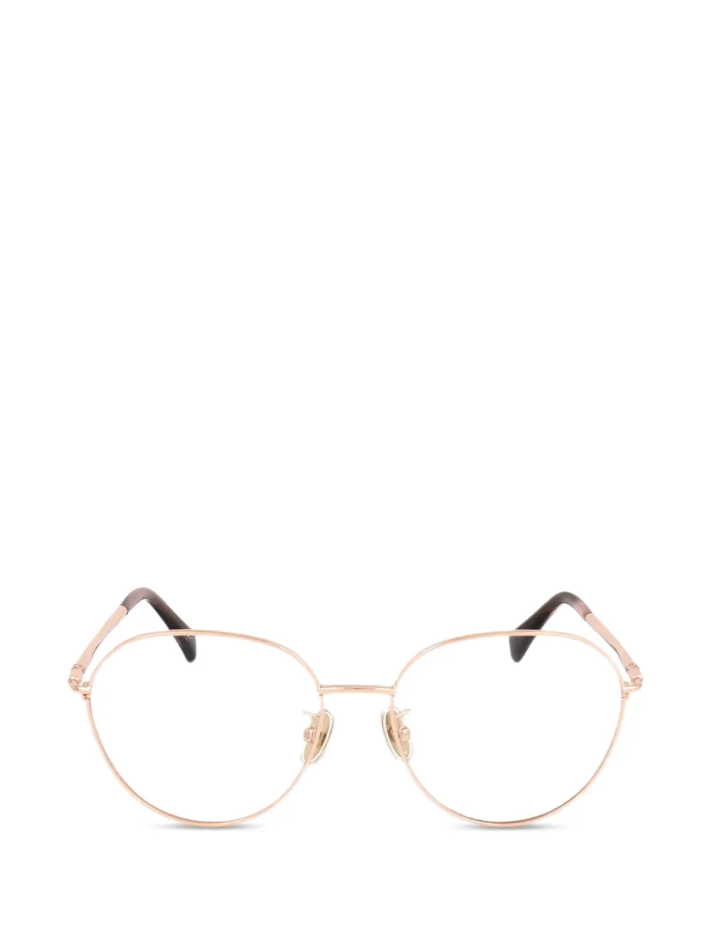 Max Mara Eyewear Occhiali tondi - Oro