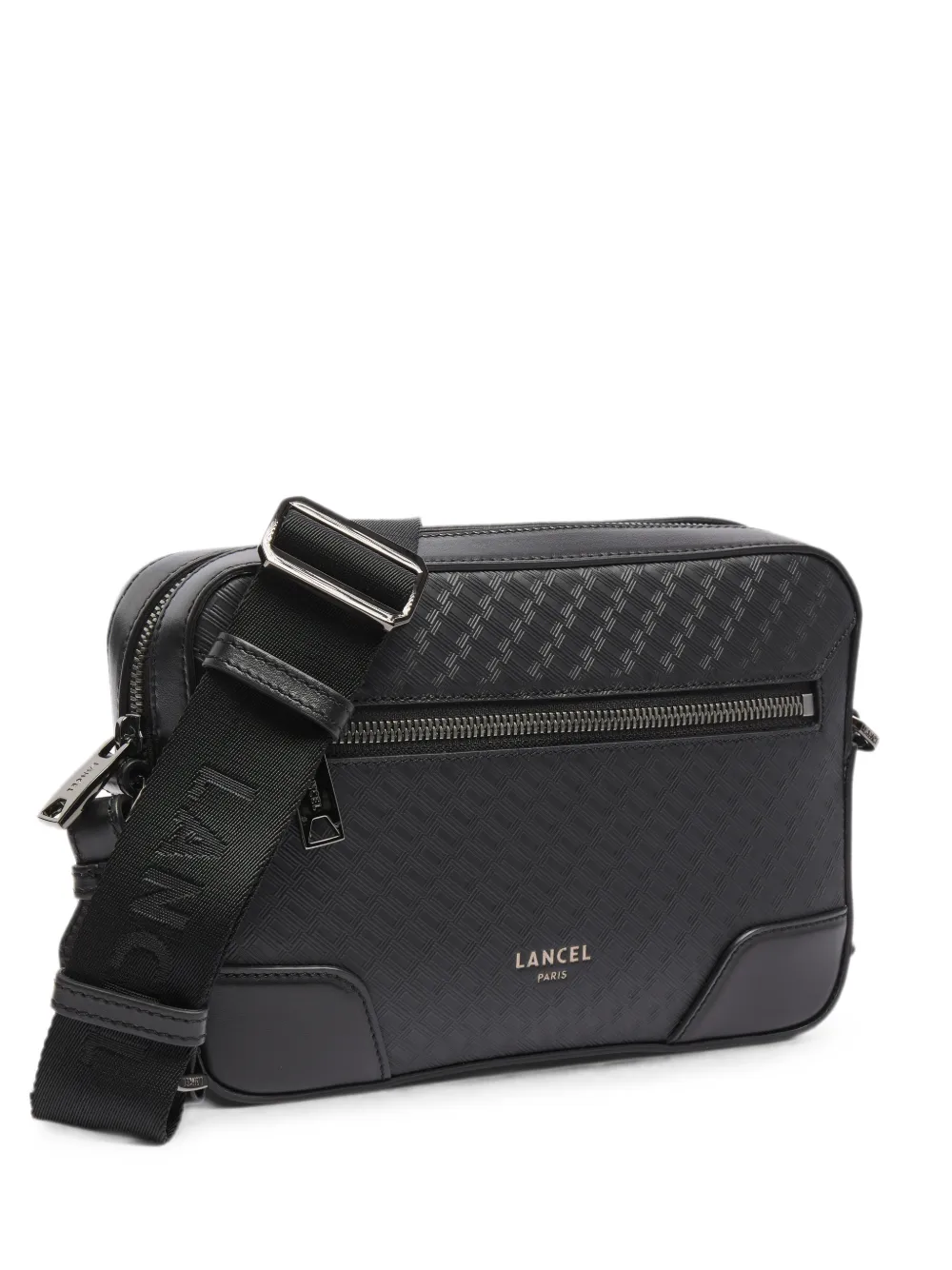 Lancel Charlie messengertas met logo-reliëf Zwart