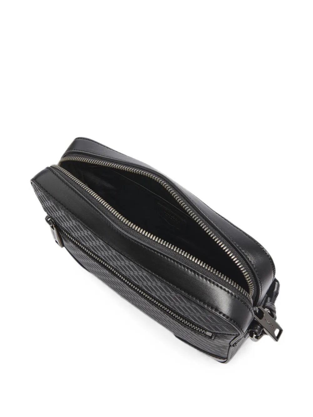 Lancel Charlie messengertas met logo-reliëf Zwart
