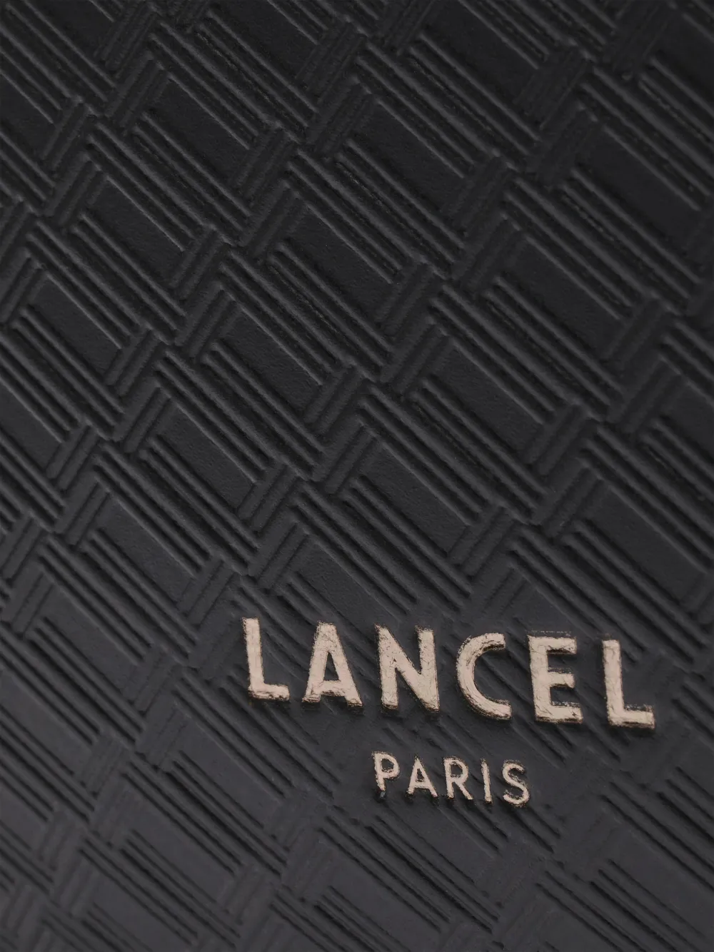 Lancel Charlie messengertas met logo-reliëf Zwart