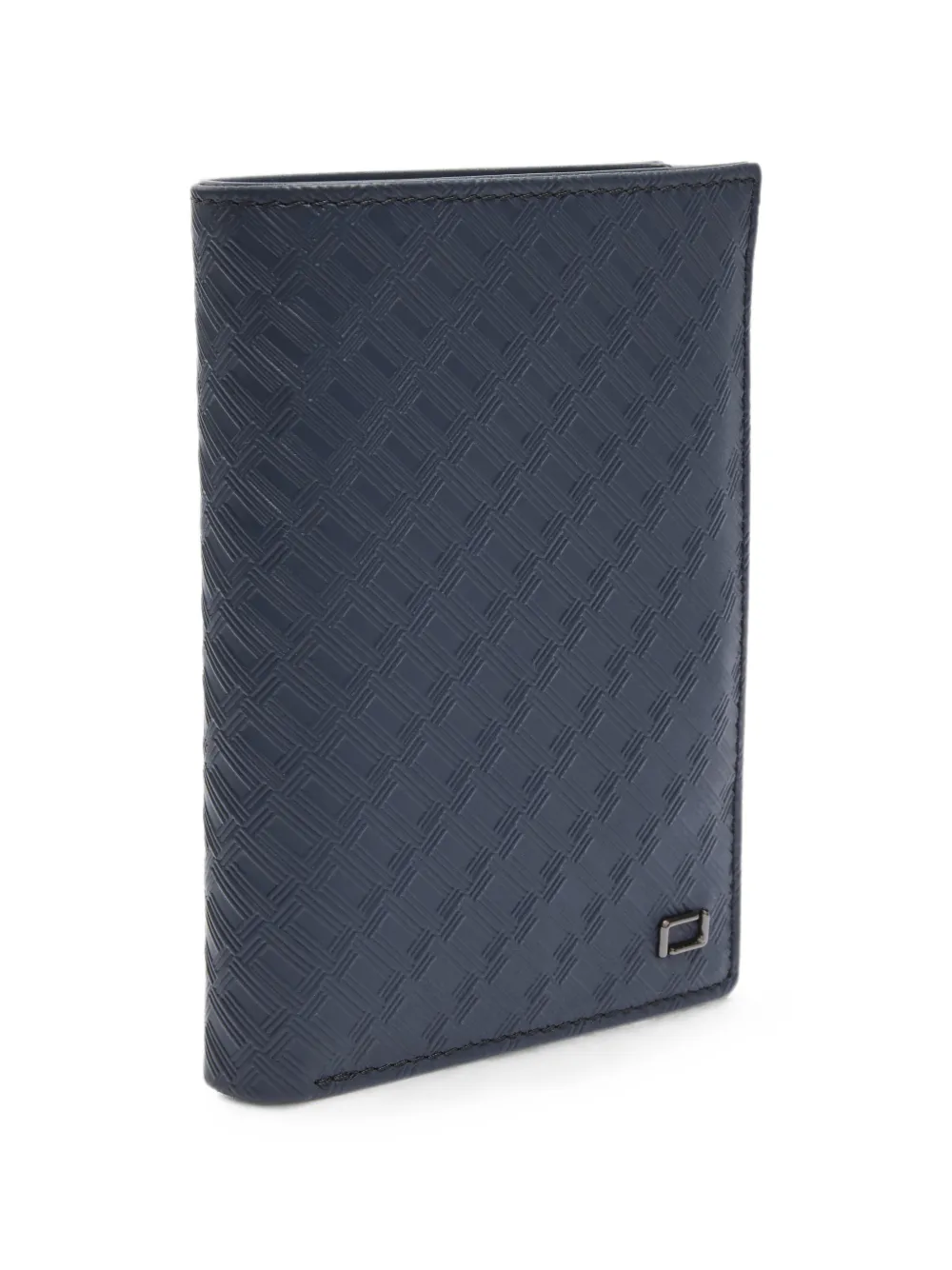 Lancel Leon leren portemonnee met logo-reliëf Blauw