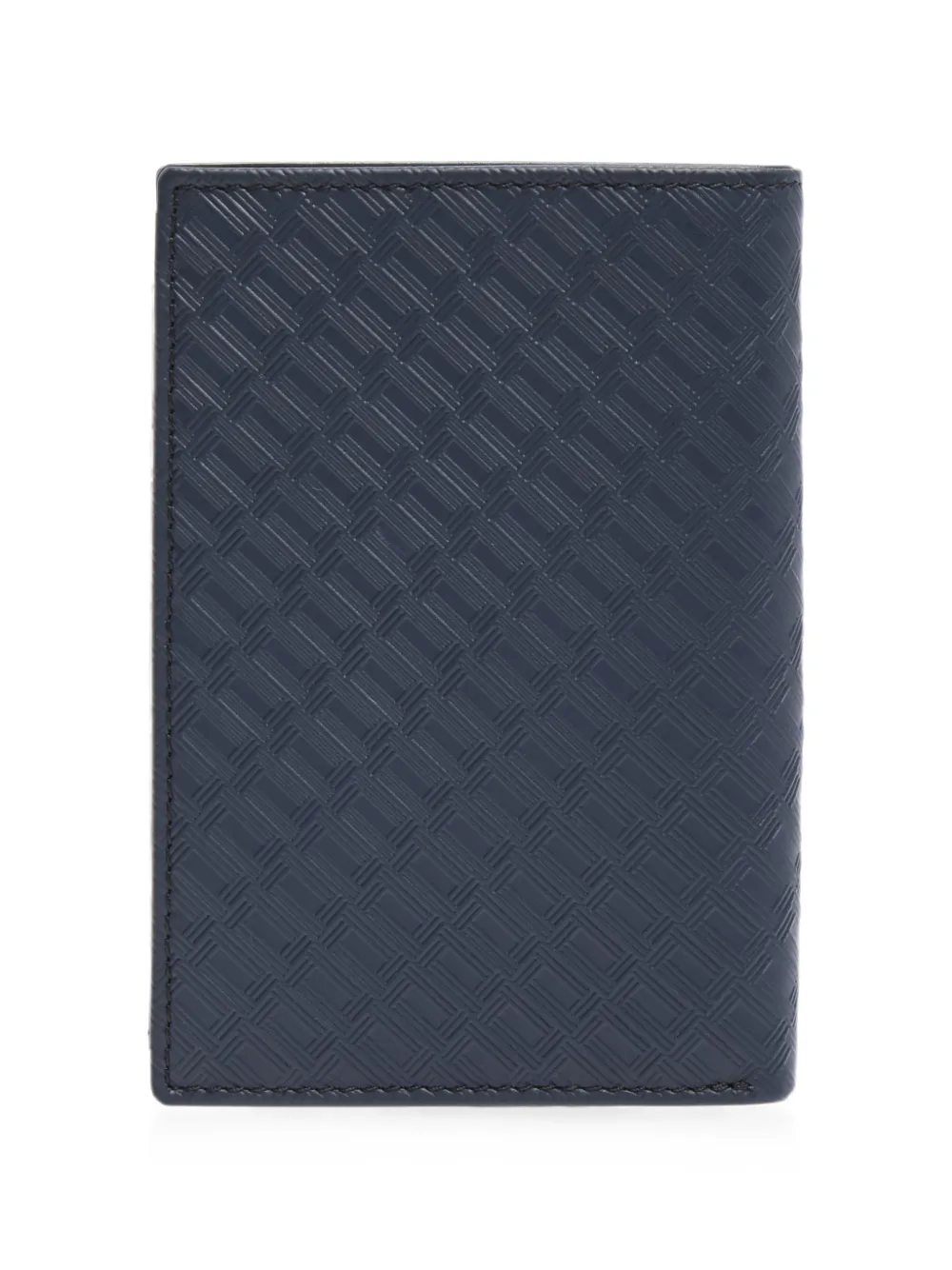 Lancel Leon leren portemonnee met logo-reliëf Blauw