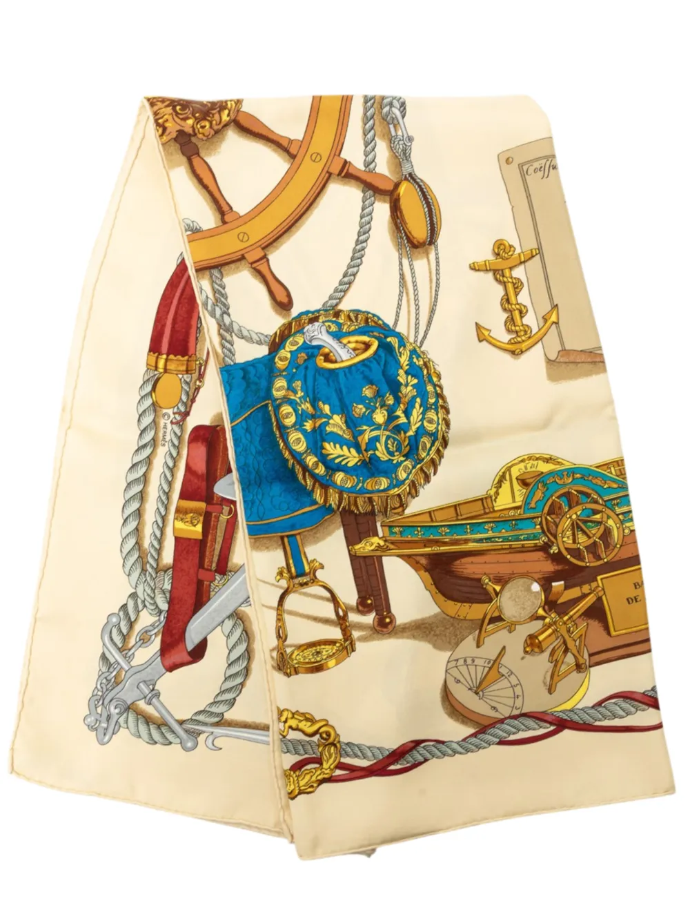 Hermès Pre-Owned 1962 Musee Seidenschal 90cm - Braun