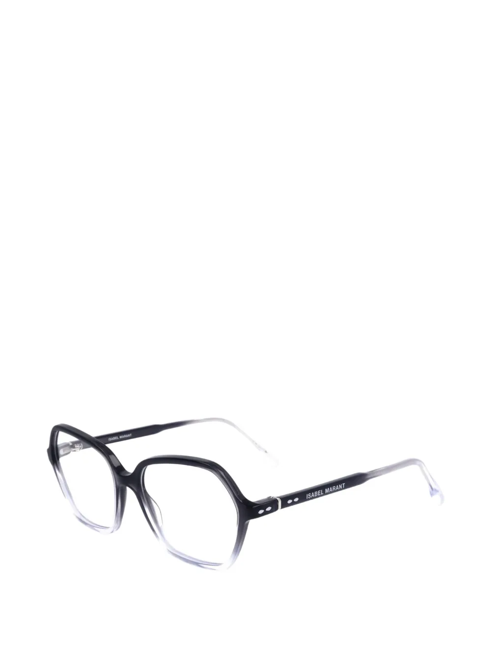 Isabel Marant Eyewear Bril met geometrisch montuur Grijs