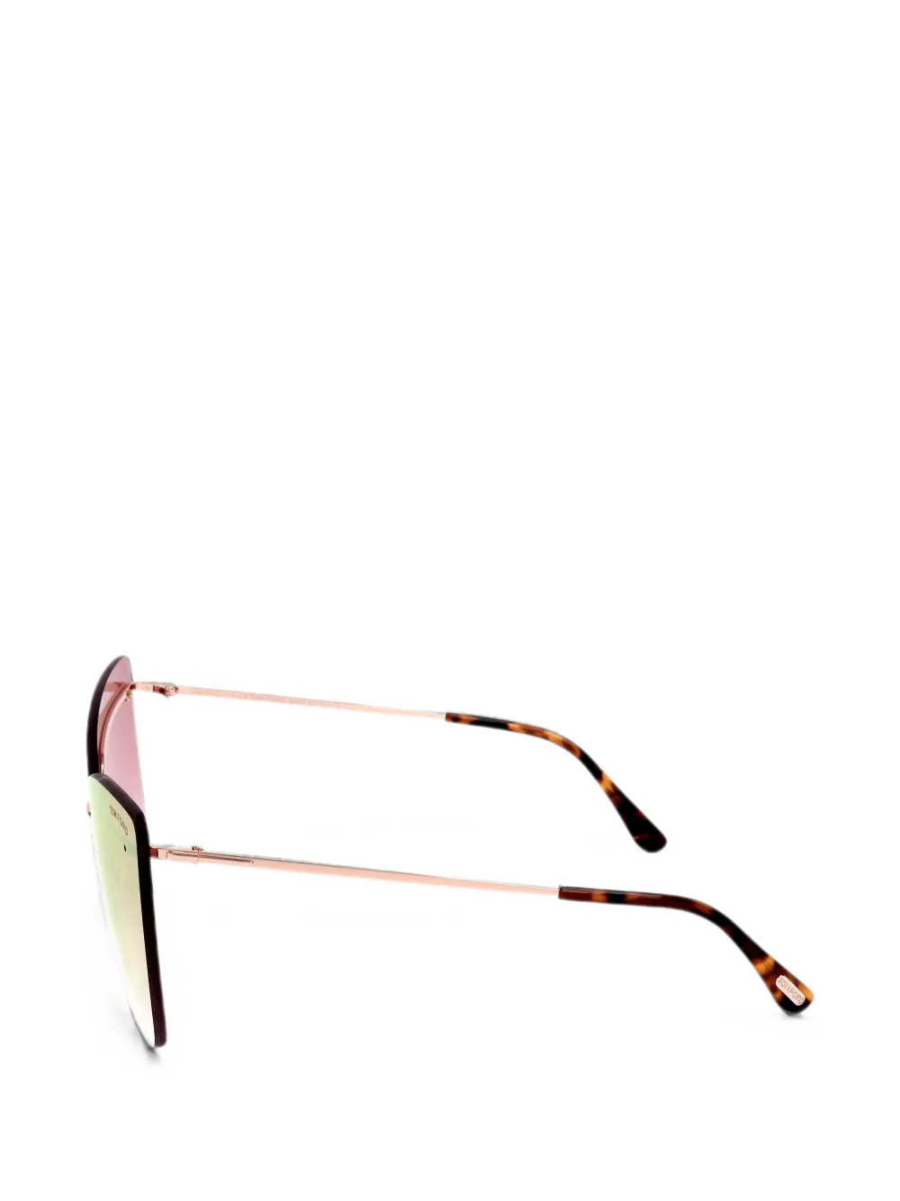 TOM FORD Eyewear Zonnebril met cat-eye montuur Goud