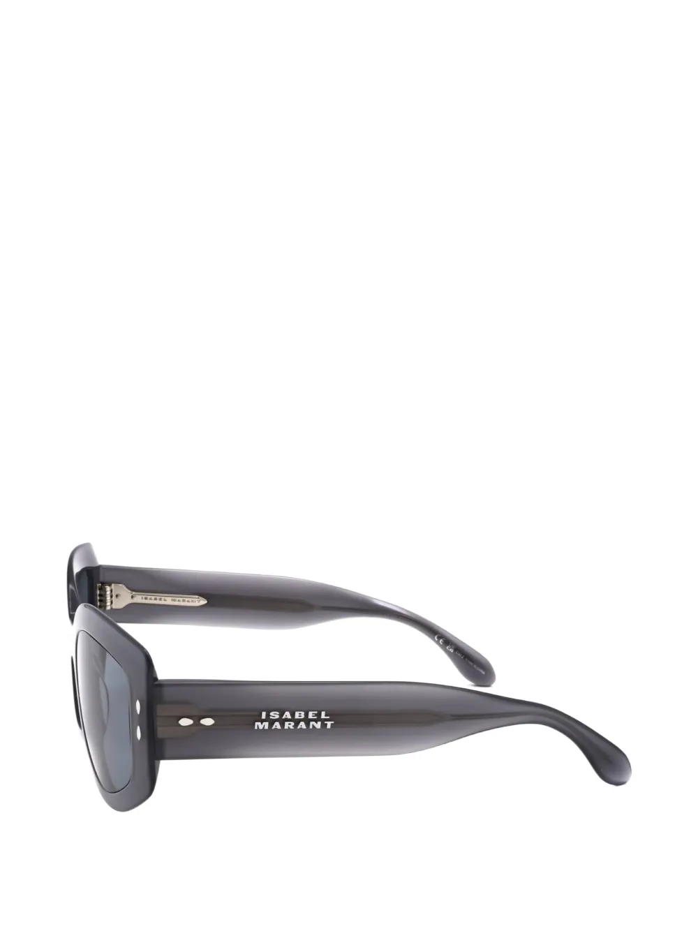 Isabel Marant Eyewear Zonnebril met geometrisch montuur Grijs