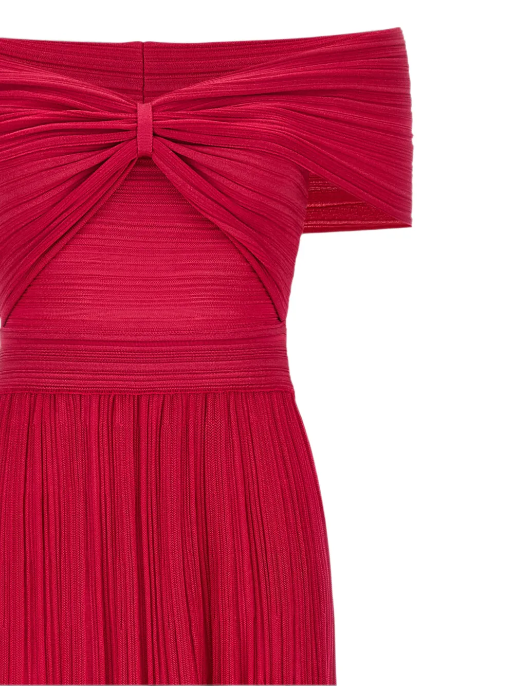 Antonino Valenti Ginevra maxi-jurk Rood