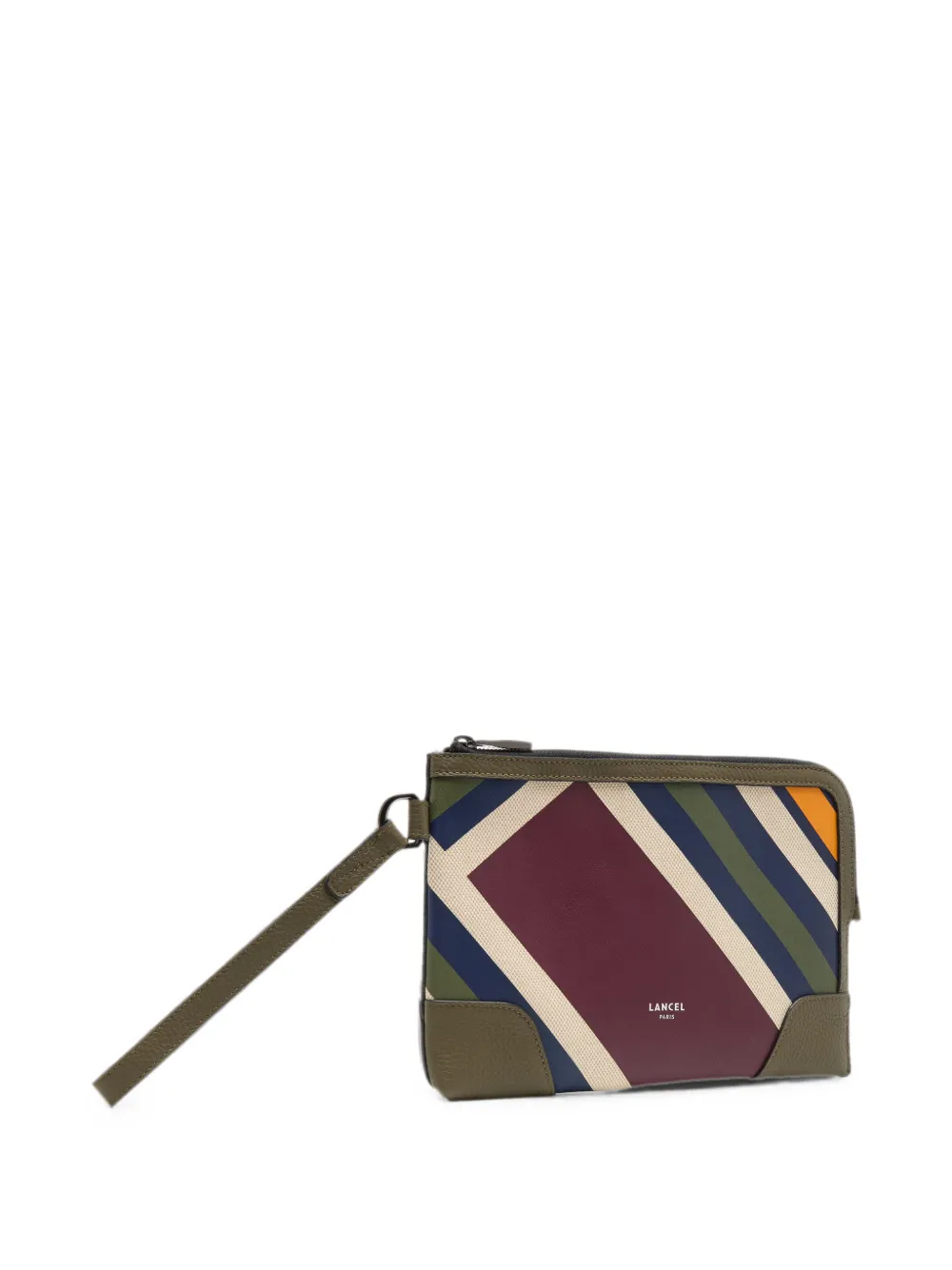 Lancel Charlie clutch Paars