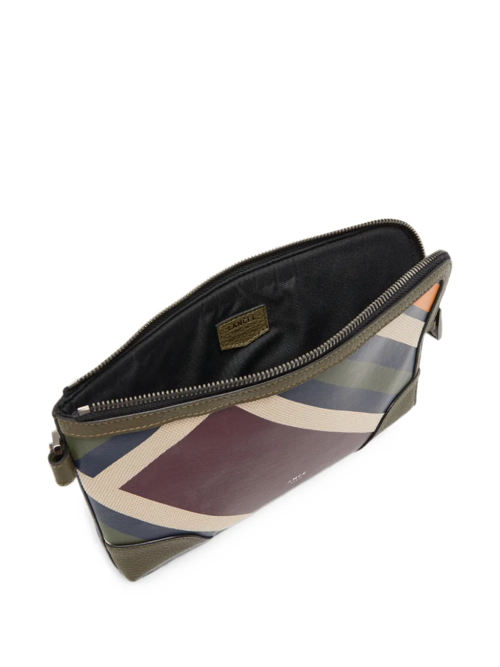 Lancel Charlie clutch Paars