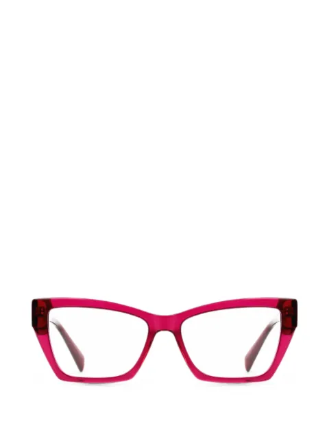 LIU JO logo-plaque cat-eye frame glasses