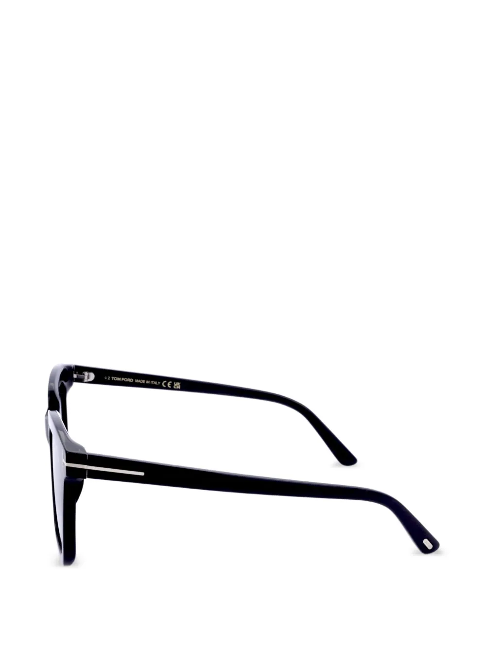 TOM FORD Eyewear Zonnebril met vierkant montuur Zwart