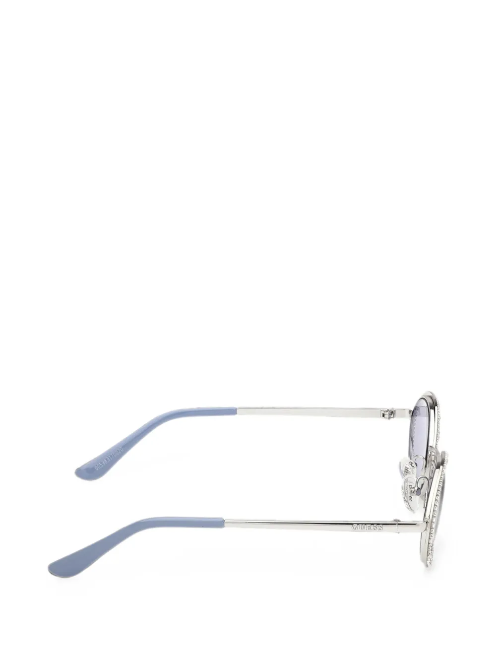 GUESS EYEWEAR Zonnebril verfraaid met kristallen Zilver