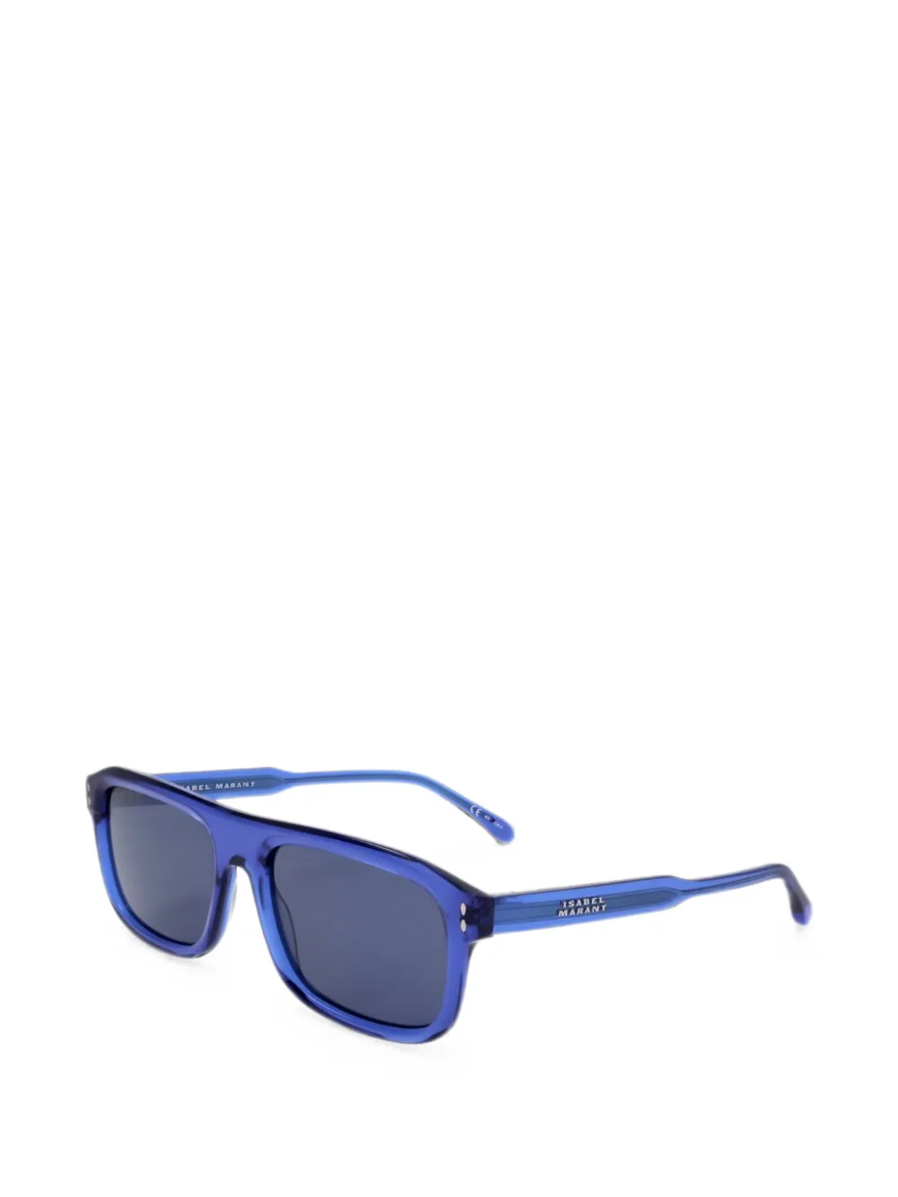 Isabel Marant Eyewear Zonnebril met rechthoekig montuur Blauw
