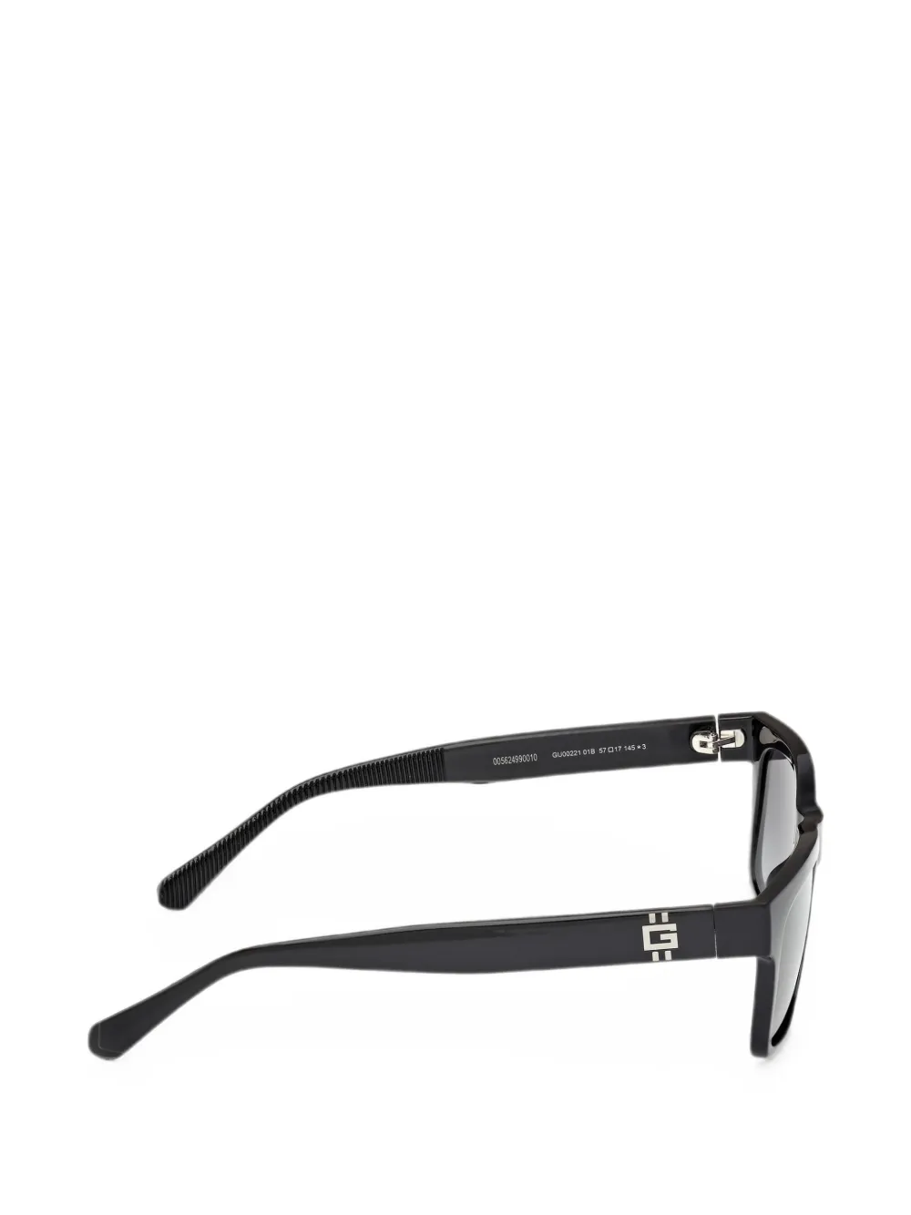 GUESS EYEWEAR Zonnebril met rechthoekig montuur Zwart