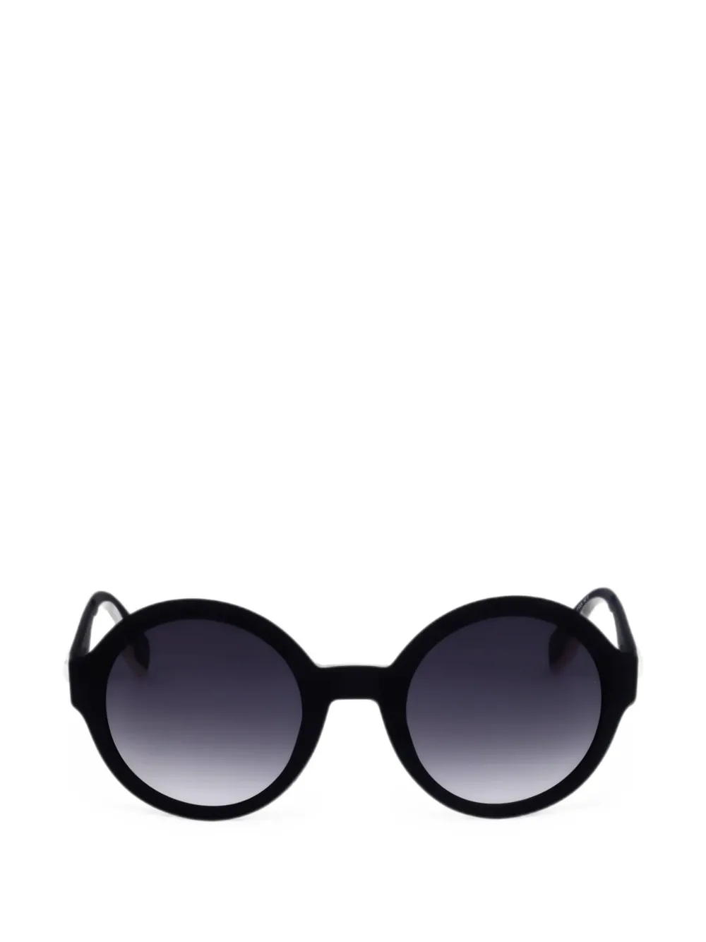 adidas Sonnenbrille mit rundem Gestell - Schwarz