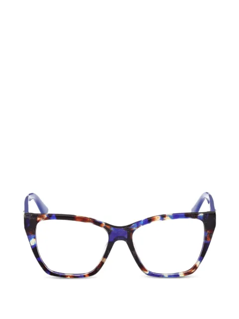 GUESS EYEWEAR cat eye-briller med skildpaddeeffekt