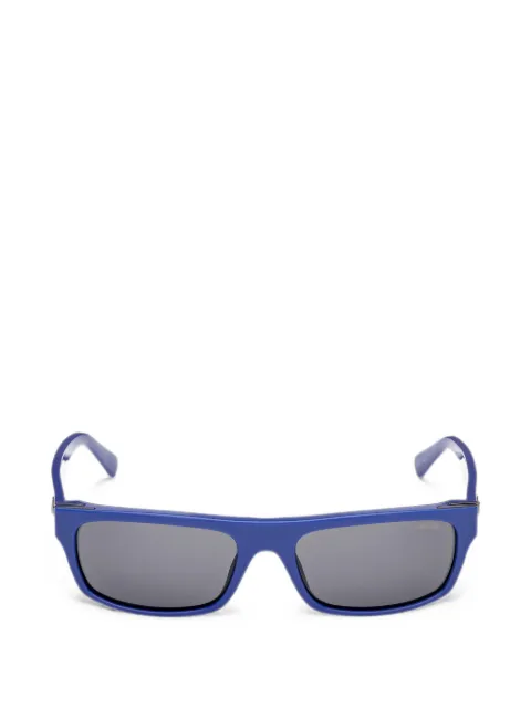 GUESS EYEWEAR logo-plaque rectangle-frame sunglasses