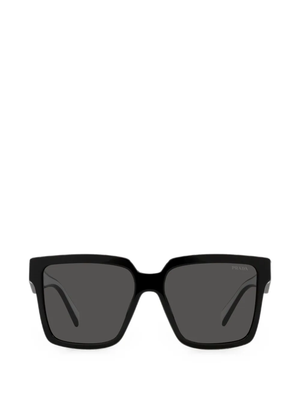 Prada Eyewear Zonnebril met vierkant montuur Zwart