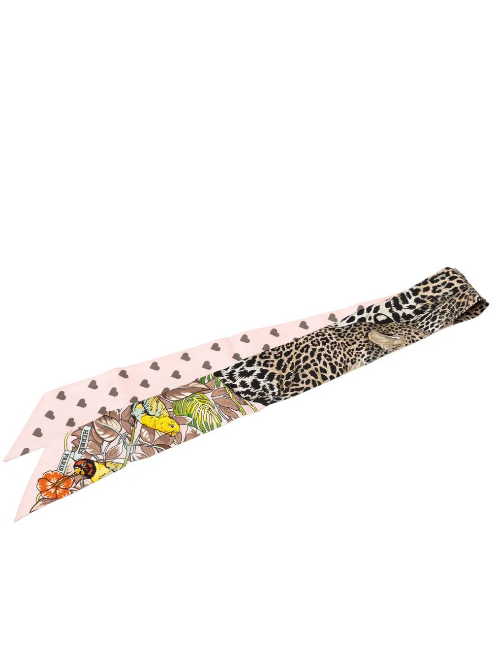 Hermès Pre-Owned 2010-2018 Jungle Love Love Twilly Seidenschal - Rosa
