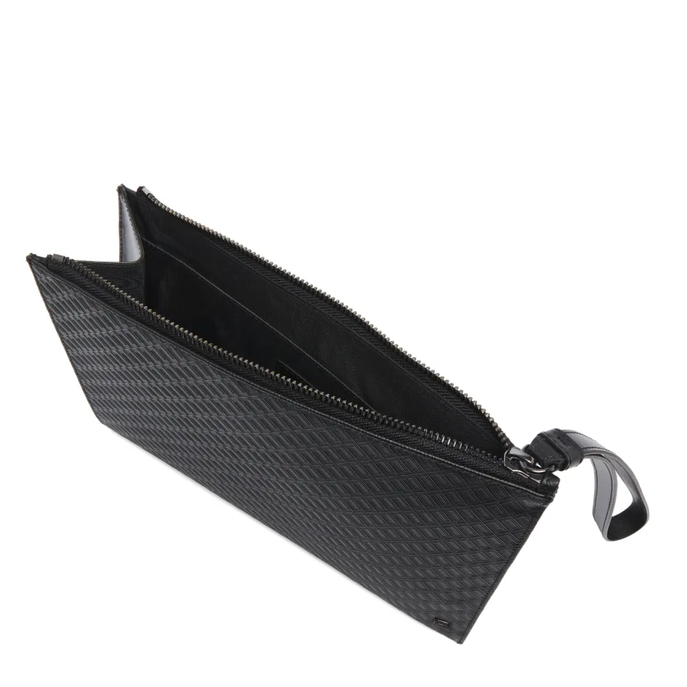 Lancel Leren clutch Zwart