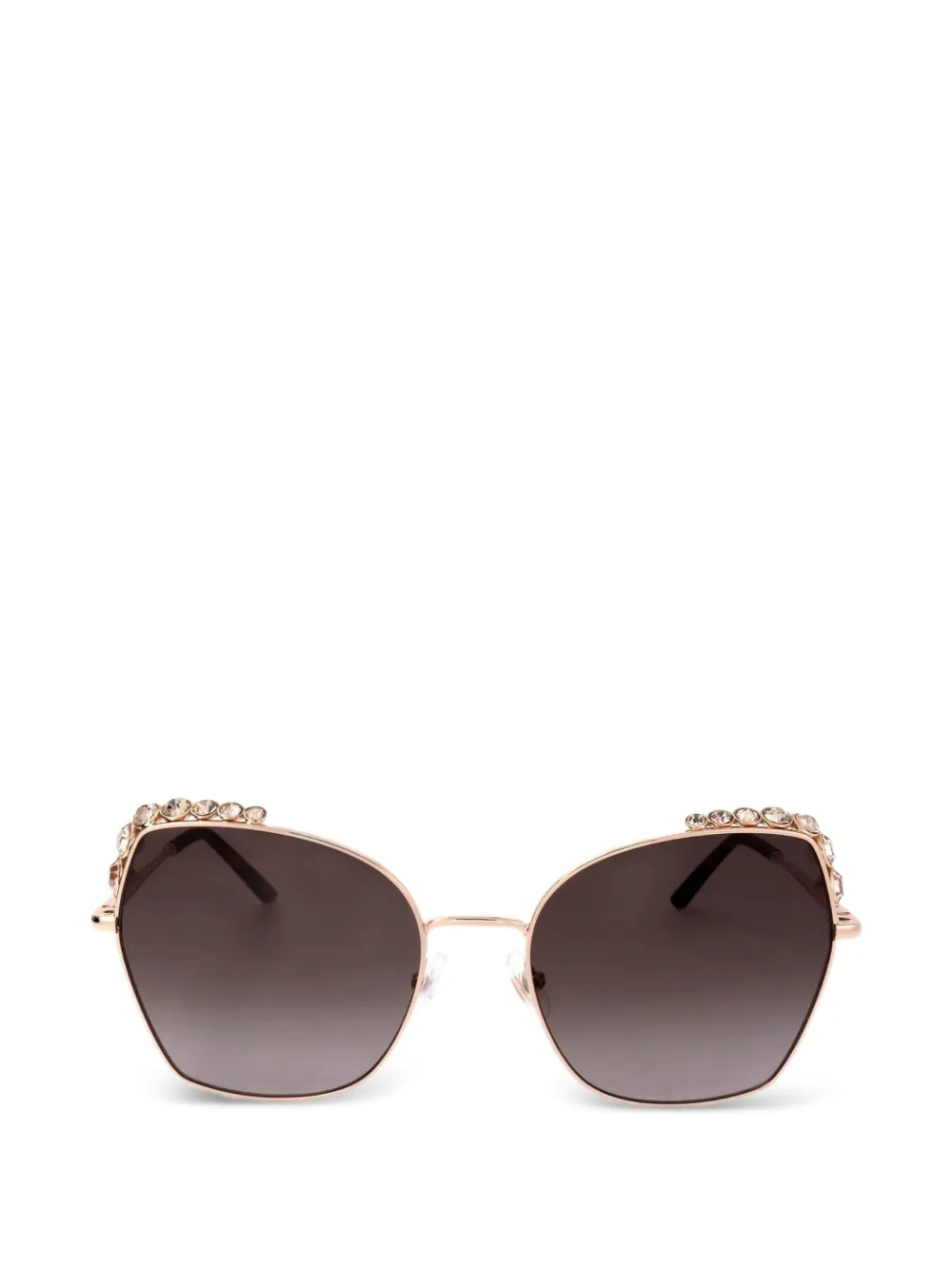 Carolina Herrera crystal-embellished geometric-frame sunglasses
