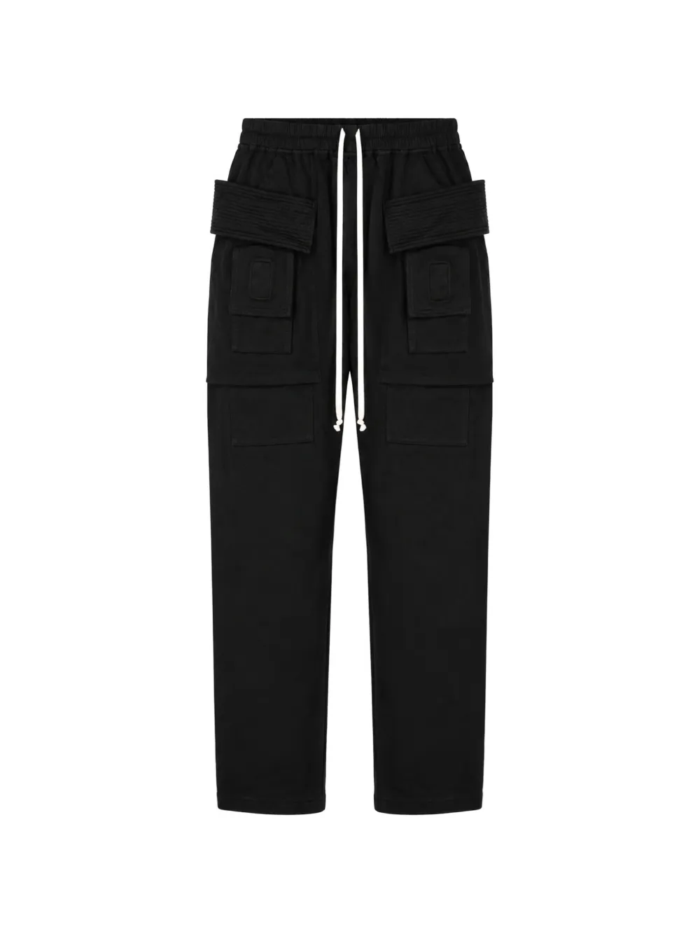 Rick Owens DRKSHDW Creach Cargo multi-pocket drawstring tapered trousers - Nero