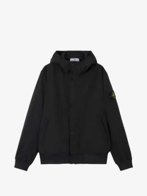 Stone Island 4100118 LIGHT SOFT SHELL hooded jacket