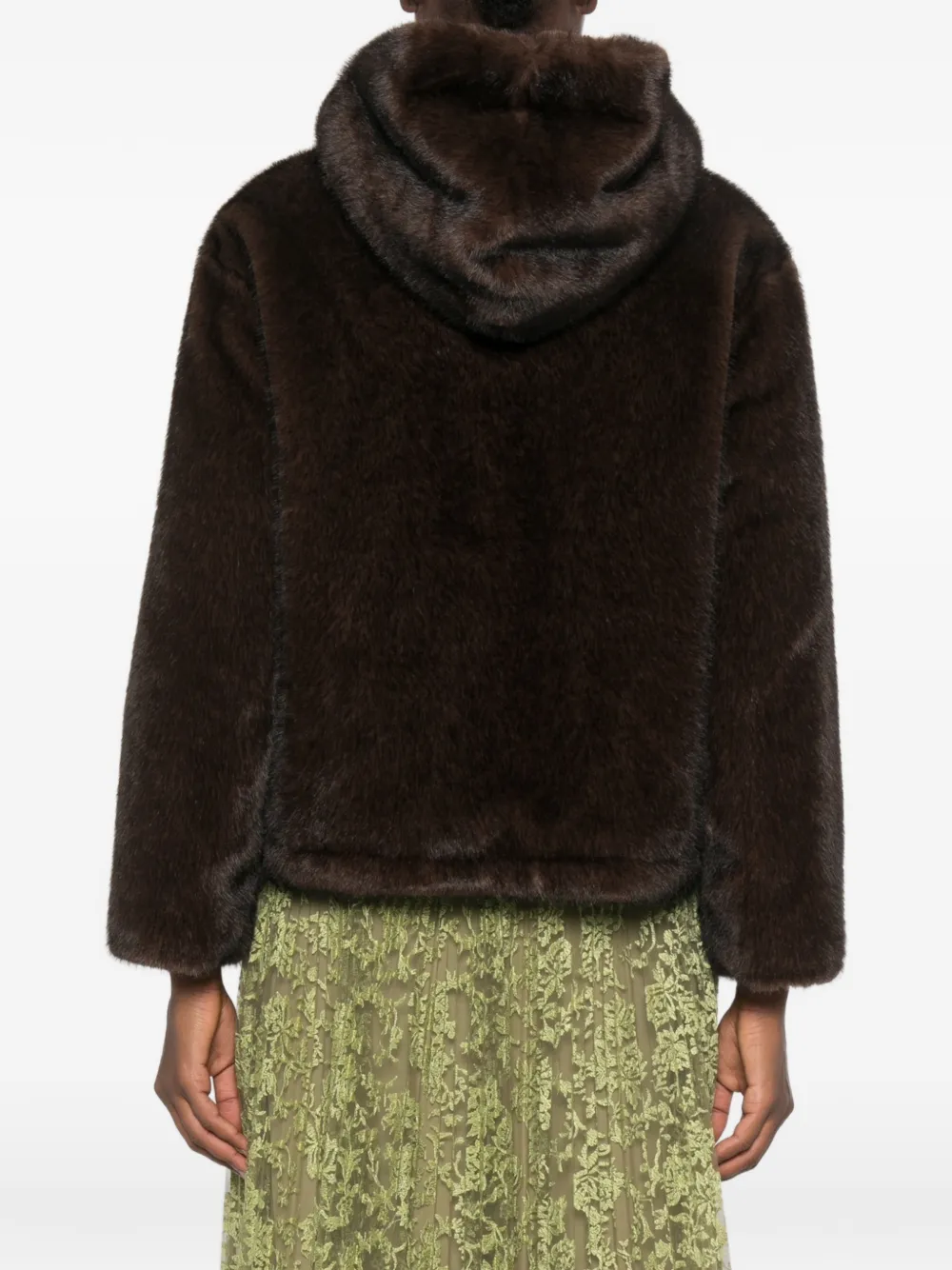 Ermanno Scervino Jack met capuchon Bruin