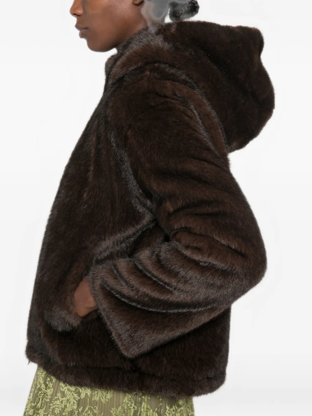 Ermanno Scervino Jack met capuchon Bruin