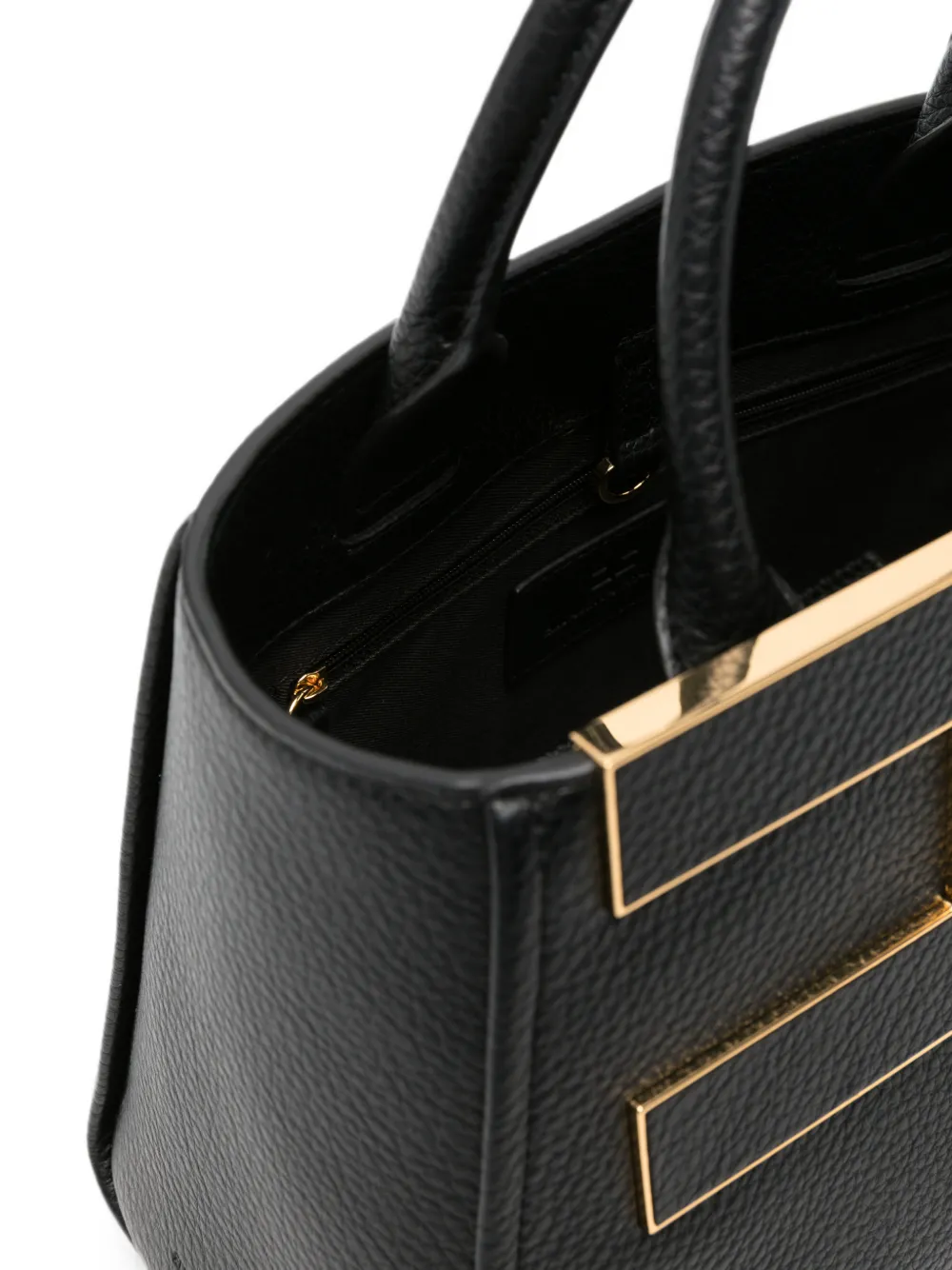 Elisabetta Franchi Heuptas met logoplakkaat Zwart