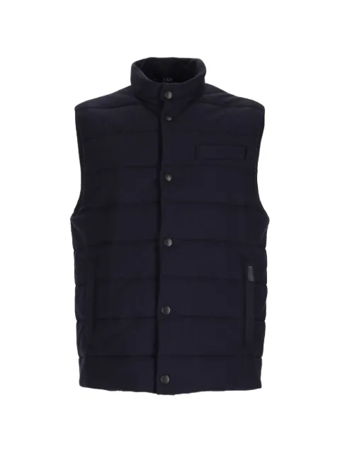 Fay quilted high-neck gilet