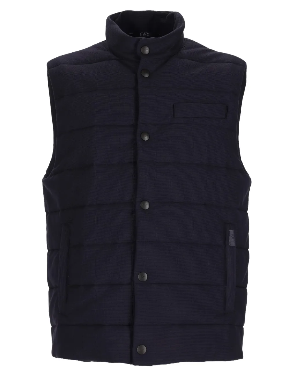 Fay Bodywarmer met hoge hals Blauw