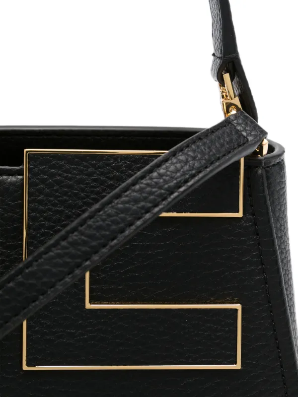 Elisabetta Franchi Handbag With Logo | Black | FARFETCH