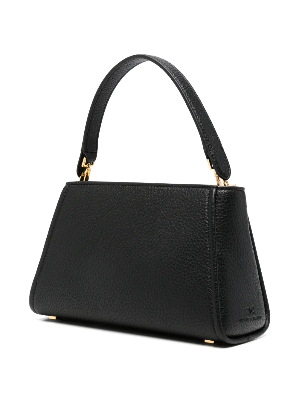 Elisabetta Franchi Handtas met logo Zwart