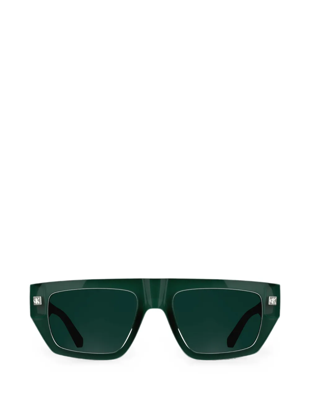 Calvin Klein Jeans logo-plaque square-frame sunglasses