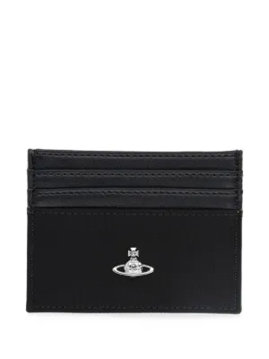 Vivienne Westwood crocodile-effect Orb Wallet | Black | FARFETCH