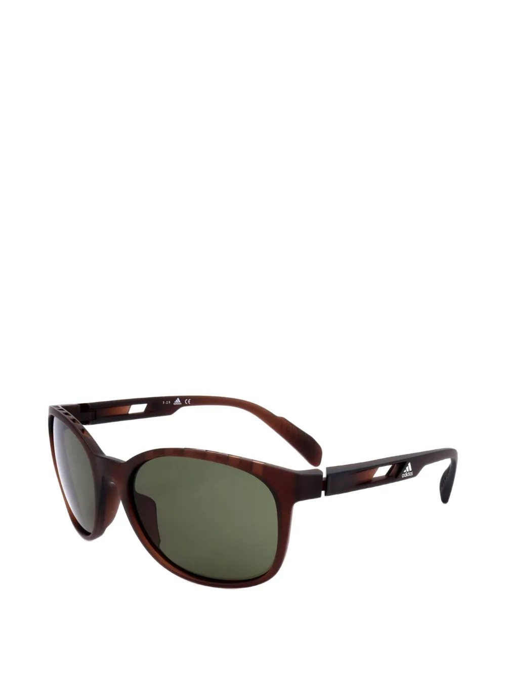 adidas Zonnebril met rond montuur Bruin