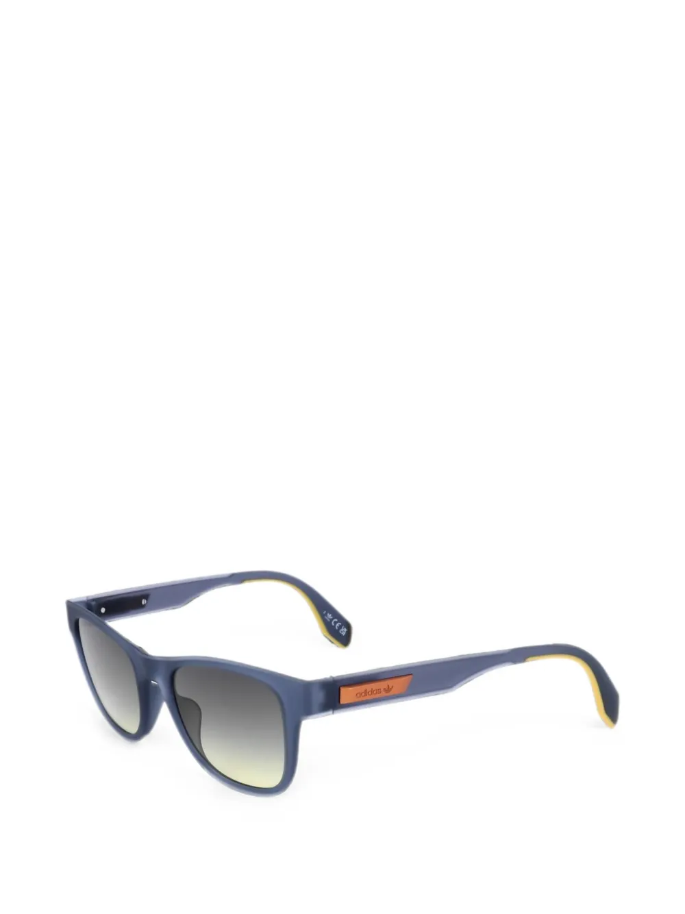 adidas Zonnebril met rechthoekig montuur Blauw