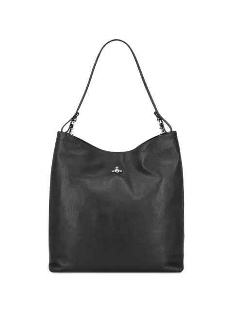Vivienne Westwood Lottie 土星标牌皮质大号单肩包