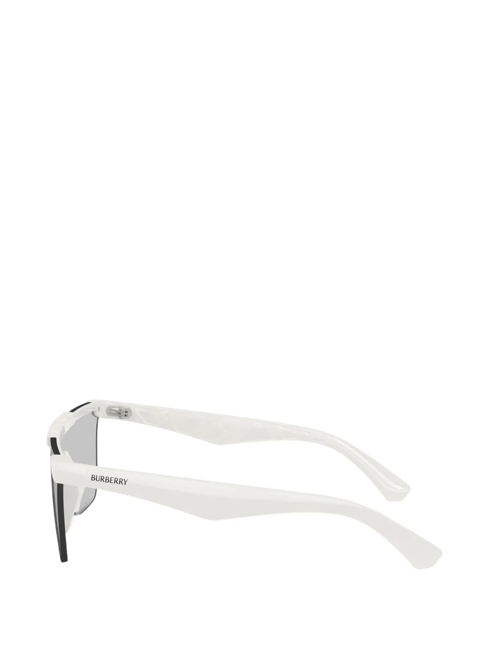 Burberry Eyewear Zonnebril met geometrisch montuur Wit