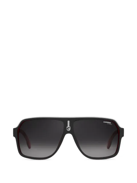 Carrera lentes de sol con armazón geométrica