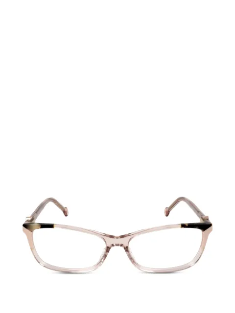 Carolina Herrera tortoiseshell-effect logo-plaque glasses