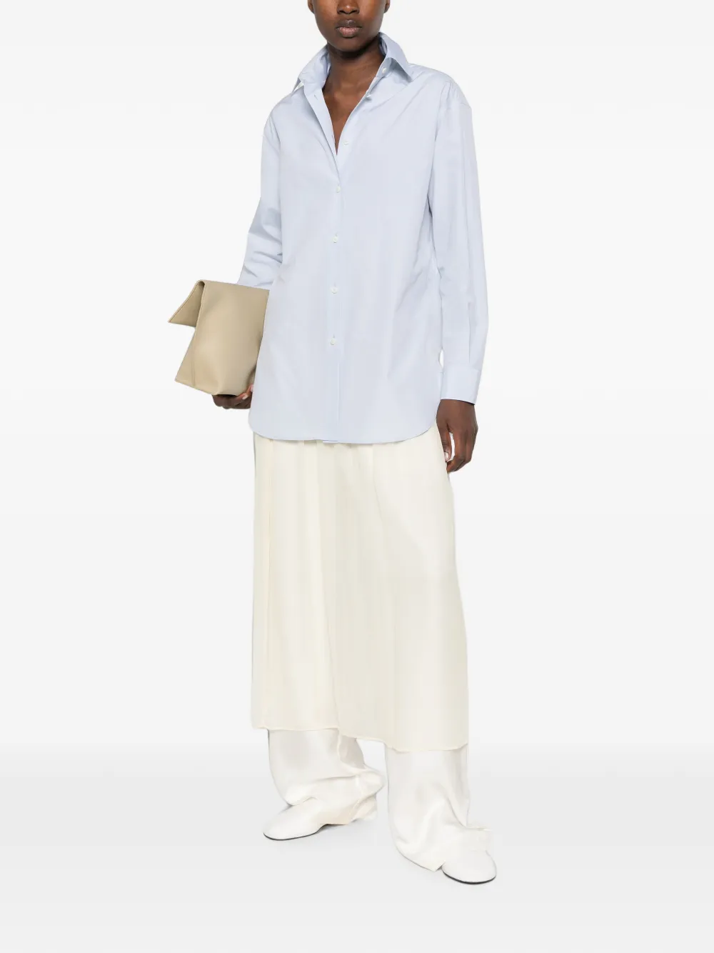 Jil Sander Button-down blouse Blauw