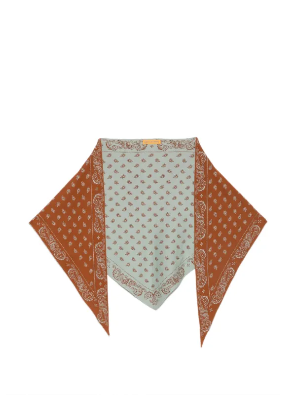Guest In Residence Wild Rag Bandana Scarf in Orange