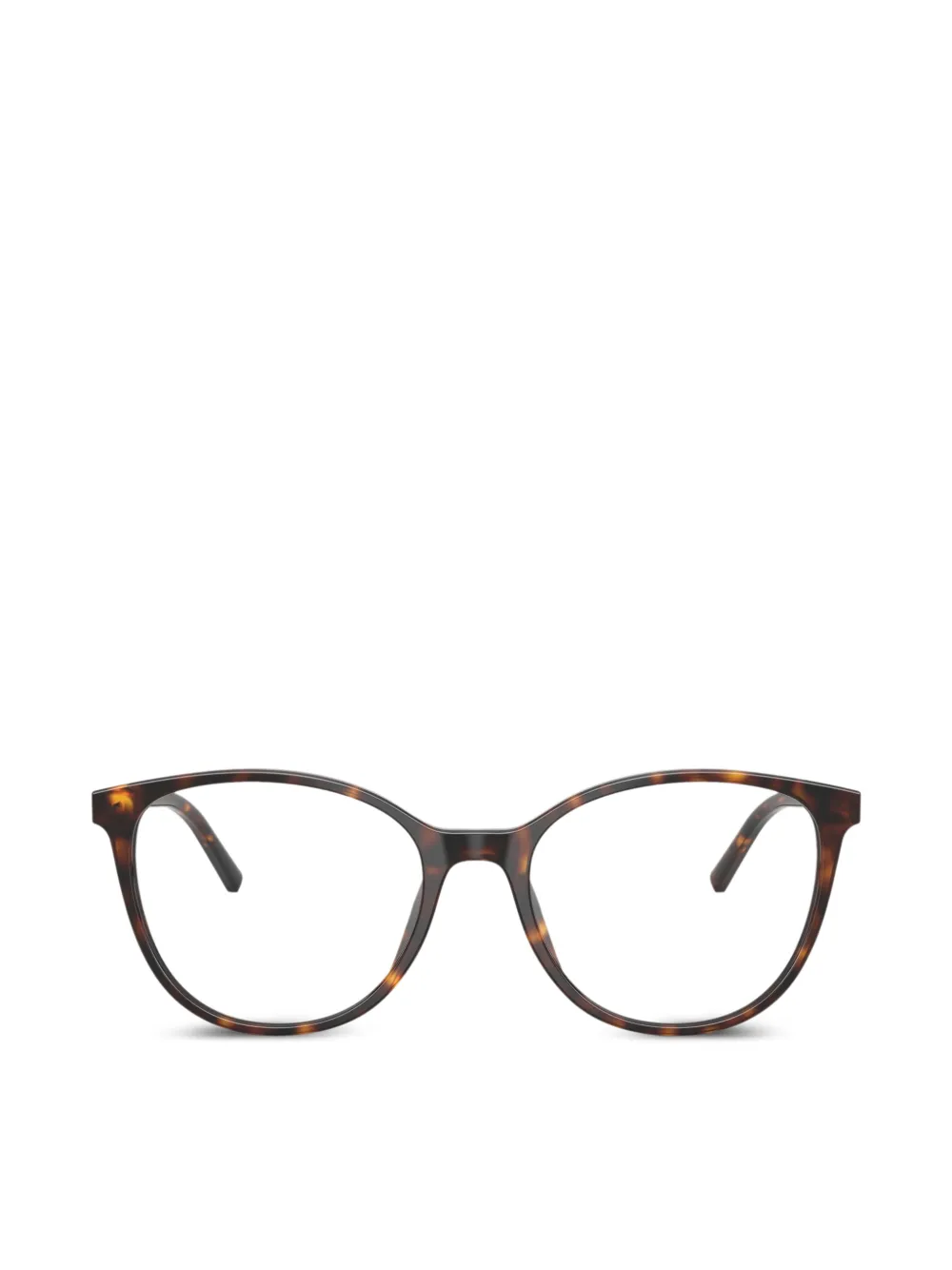 Dolce & Gabbana Eyewear Occhiali da sole tondi con effetto tartarugato - Marrone