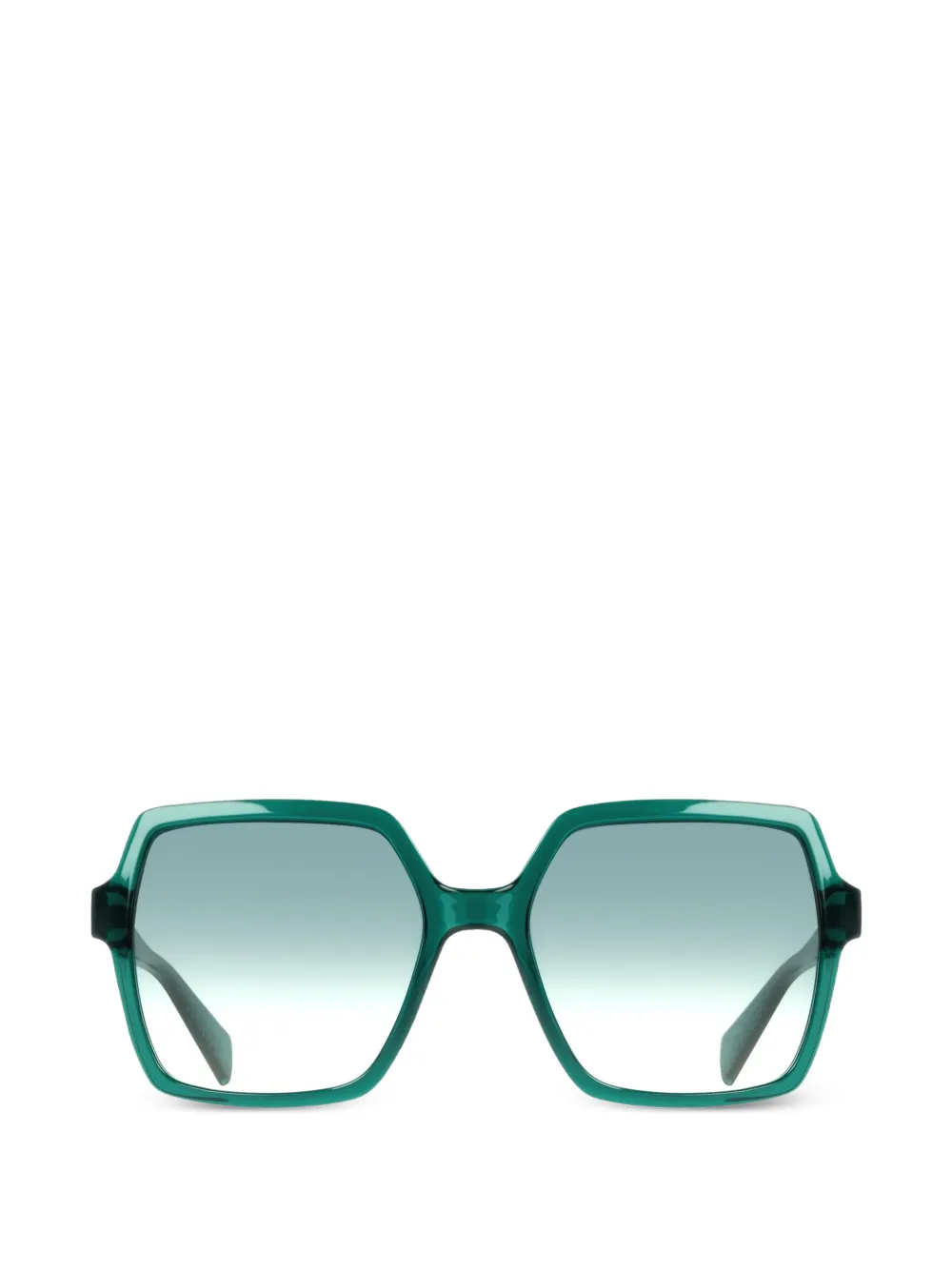 Liu •jo Geometric-frame Sunglasses In Green