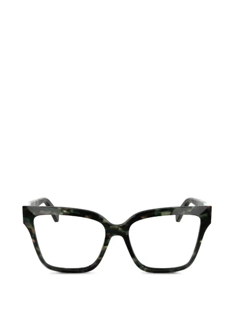 Longchamp tortoiseshell-effect square-frame glasses