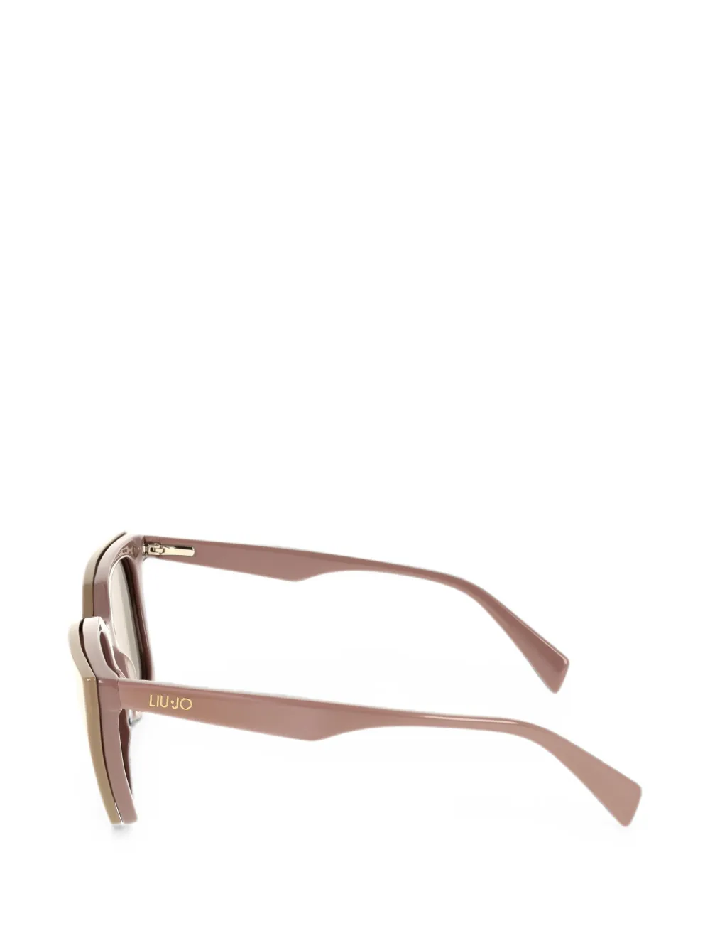 LIU JO Zonnebril met vierkant montuur Beige